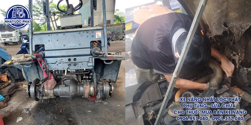 Thay thế phụ tùng linh kiện xe nâng