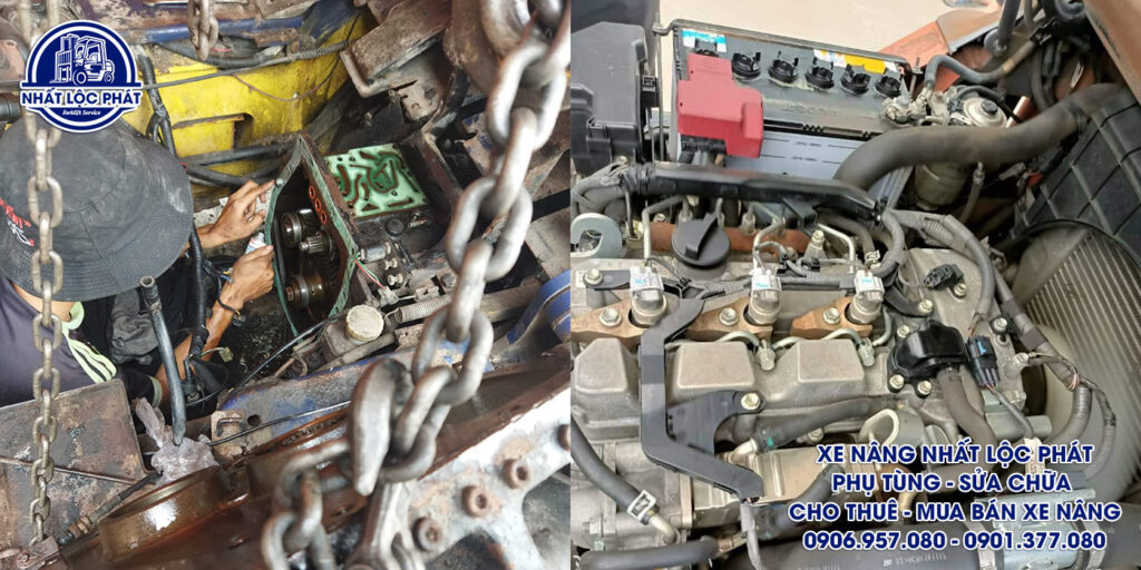 Thay thế phục hồi các động cơ của xe nâng