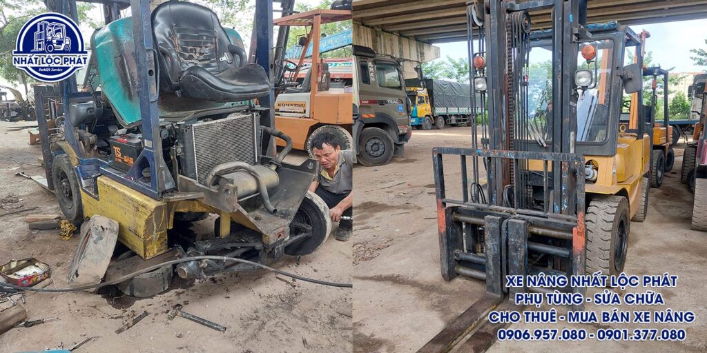 sửa xe nâng tại dĩ an