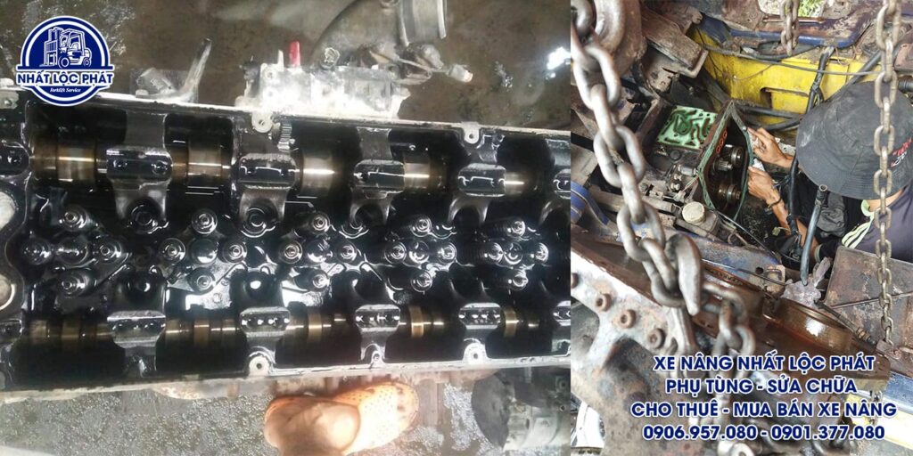 Khắc phục hoàn toàn động cơ cho xe nâng