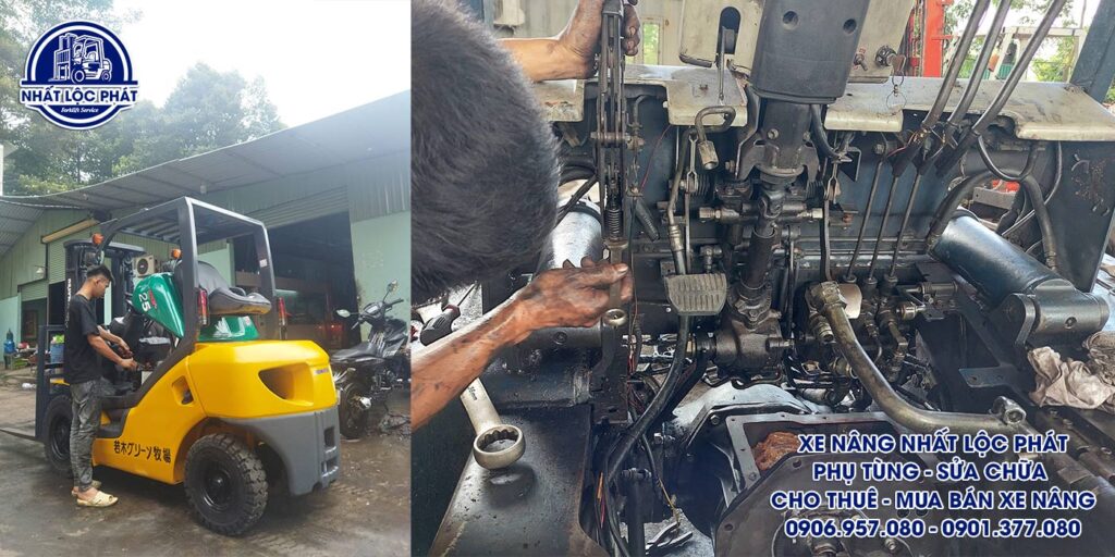 Dịch vụ sửa chữa và phụ tùng xe nâng, khắc phục hoàn toàn các sự cố của xe