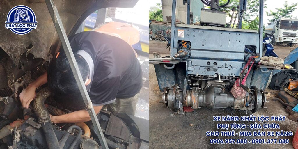 Tu sửa và phục hồi xe nâng trọn gói 24/24
