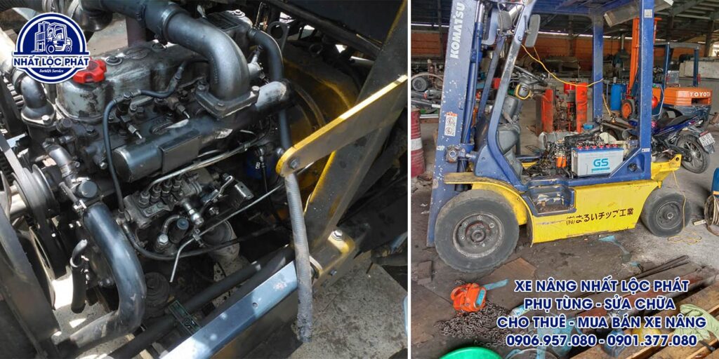 Thay thế linh kiện của động cơ xe nâng