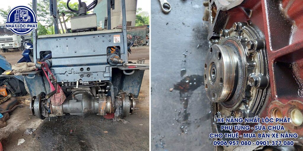 Thay thế và bảo dưỡng càng xe nâng bị hỏng