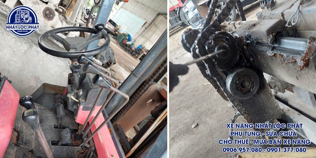 Sửa chữa hệ thống linh kiện cũ của xe