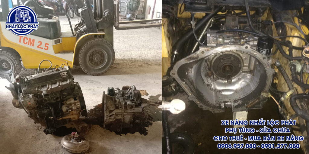 Kỹ thuật viên thay thế và phục hồi xe nâng giá tốt