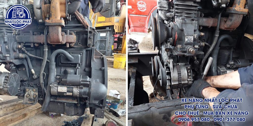 Tu sửa xe nâng dầu và động cơ