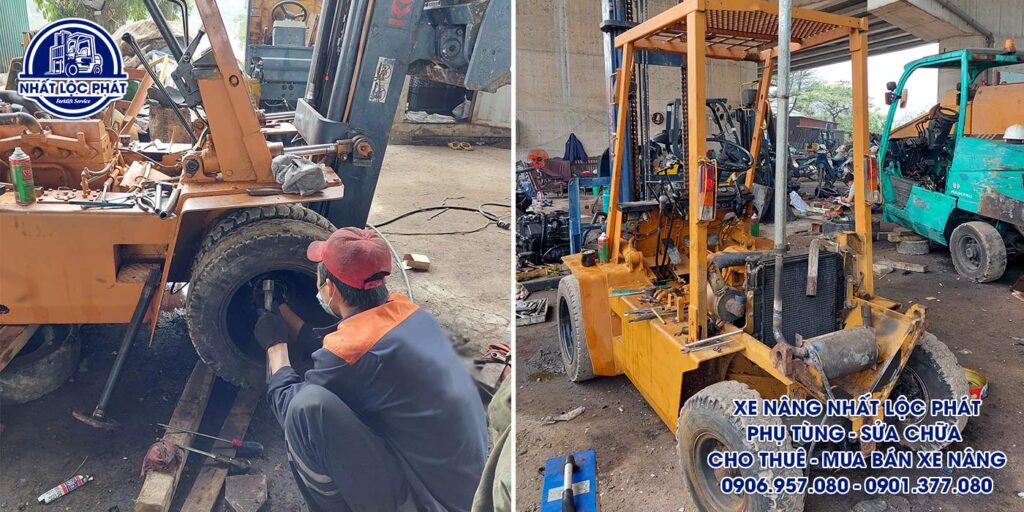 sửa xe nâng tại thuận an