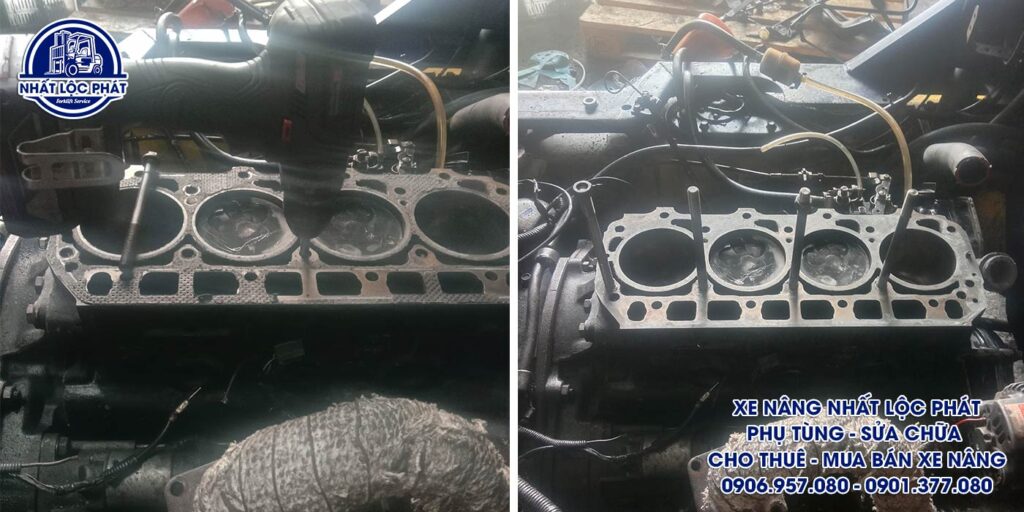 Thay thế linh kiện của động cơ xe nâng