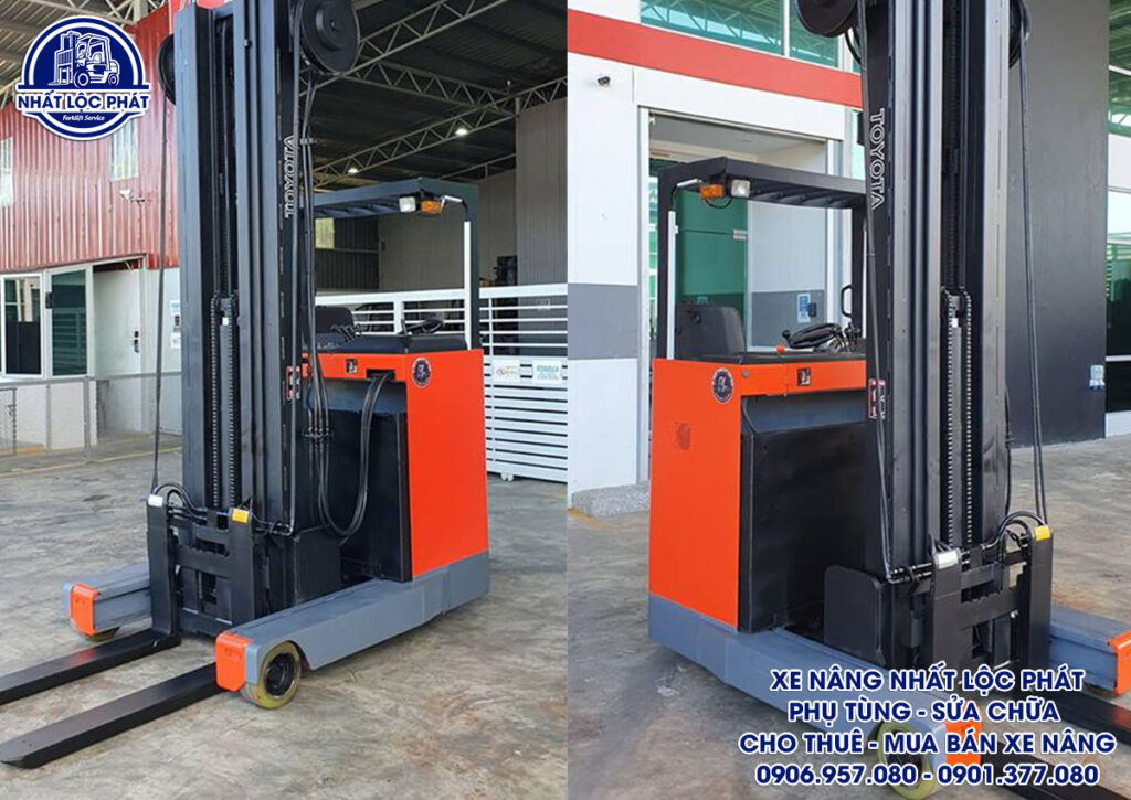 xe nâng điện ngồi lái Toyota 7FBR20 Reach Truck 2 Tấn