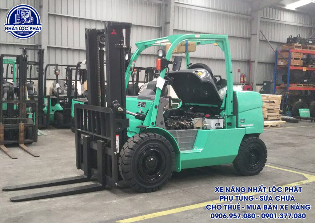 Xe Nâng Xăng Gas Mitsubishi FG45NT 4.5 Tấn Mới 100%