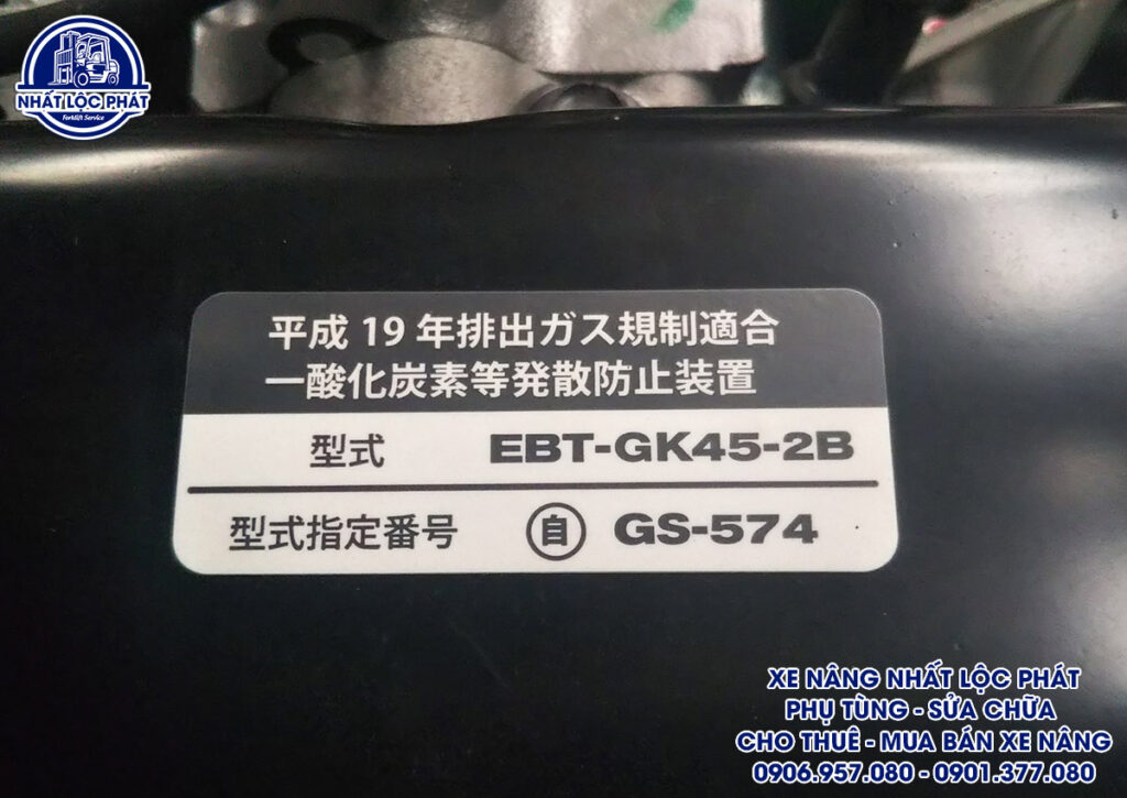 Xe Nâng Xăng Gas Mitsubishi FG45NT 4.5 Tấn Mới 100%