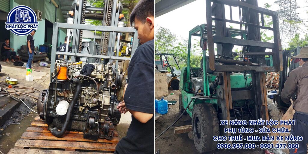 sửa chữa xe nâng đức hòa, long an