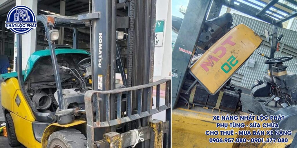 sửa chữa xe nâng đức hòa