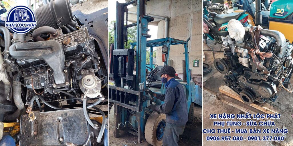 sửa chữa xe nâng kiến tường