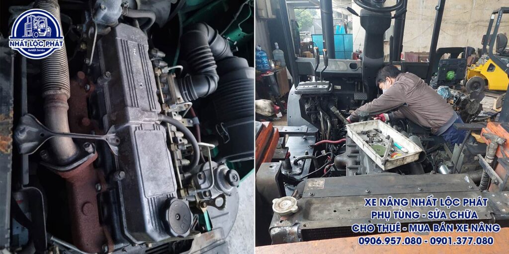 sửa chữa xe nâng kiến tường