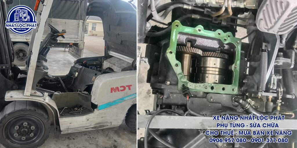 Sửa chữa hệ thống các bộ phận bị lỗi của xe nâng điện