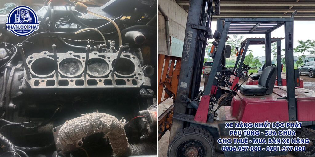 Sửa chữa xe nâng xăng gas uy tín và trọn gói