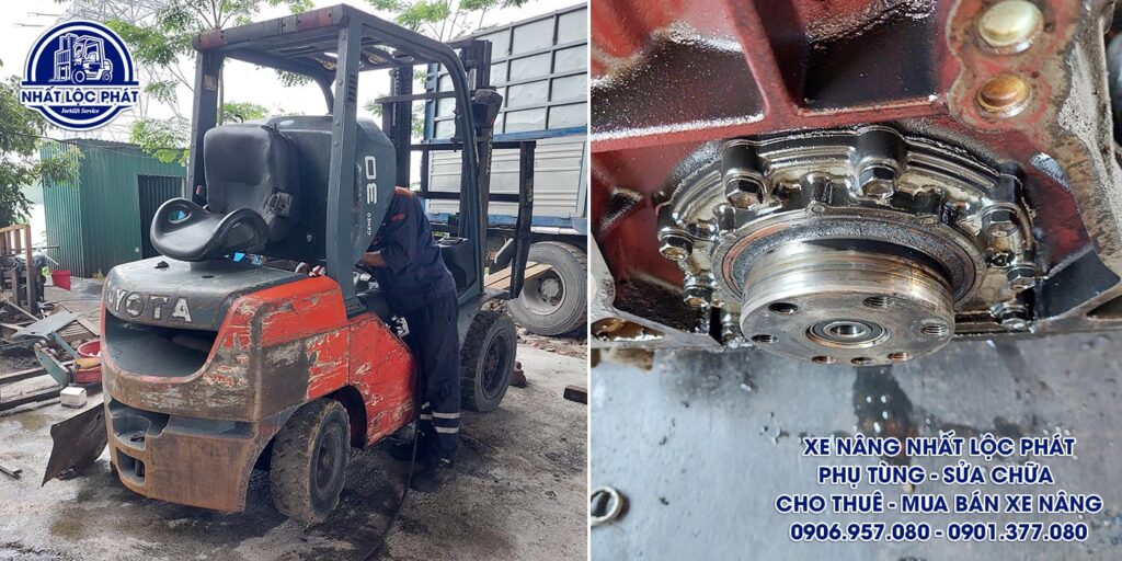 Khắc phục trọn gói xe nâng xăng gas