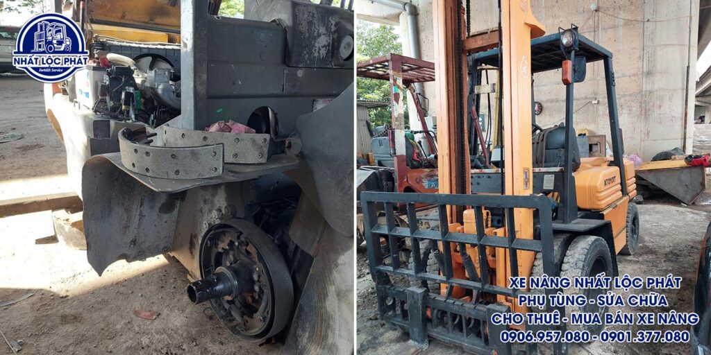 Thay thế và làm xe nâng cũ
