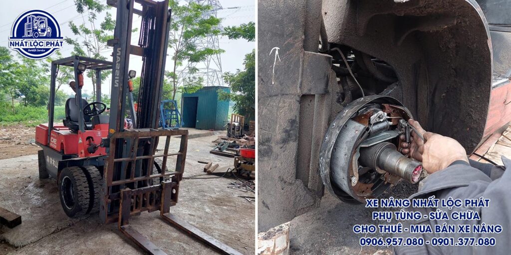 Thay thế linh kiện cho xe nâng phải chăng