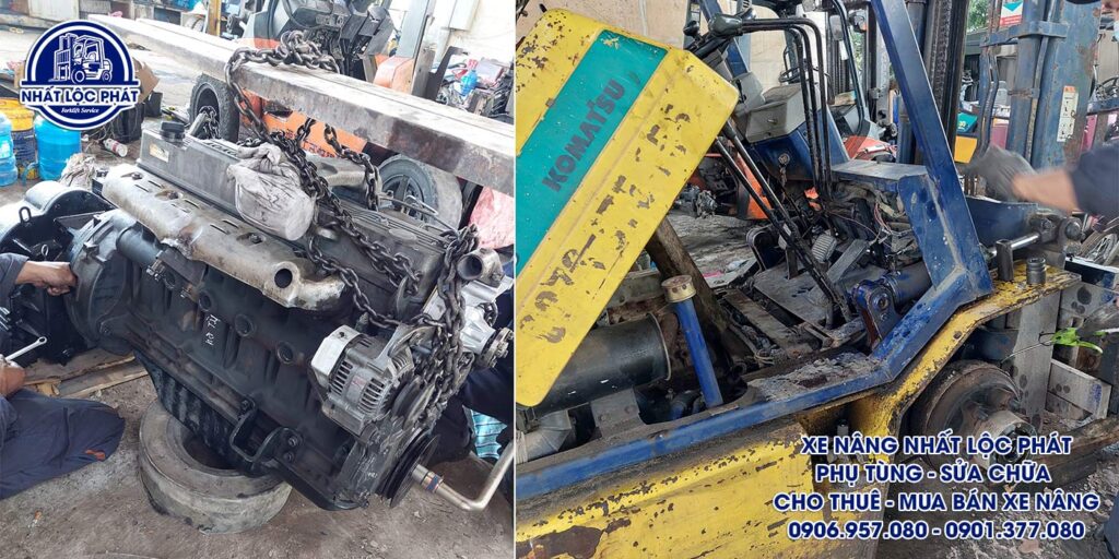 sửa chữa xe nâng tân an