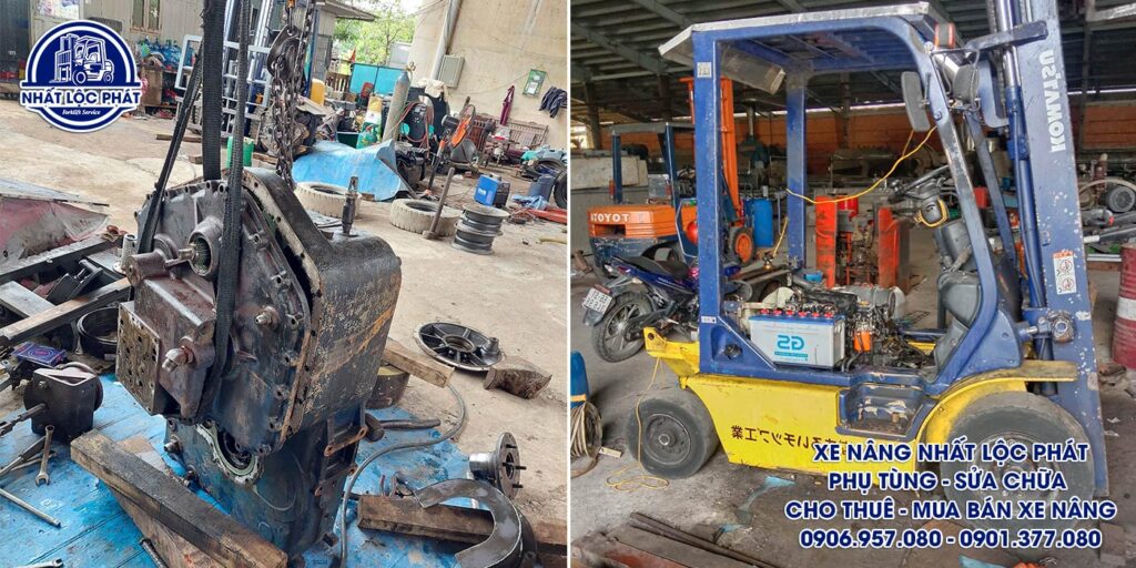 sửa chữa xe nâng tân an