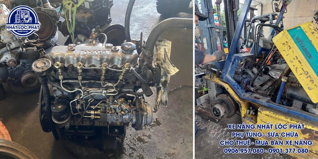 Thiết bị nâng hạ và công nghệ sửa chữa hiện đại