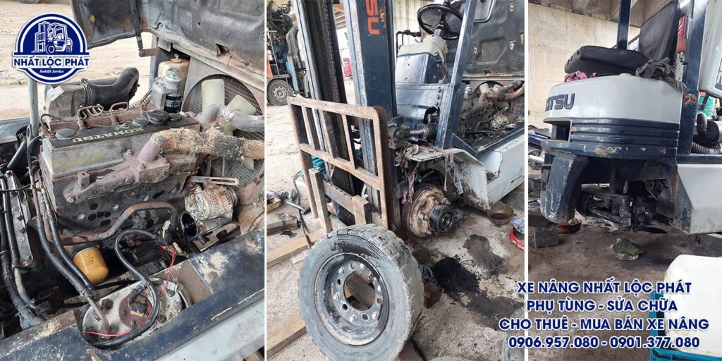 Công ty Nhất Lộc Phát sửa chữa và phục hồi xe nâng trọn gói