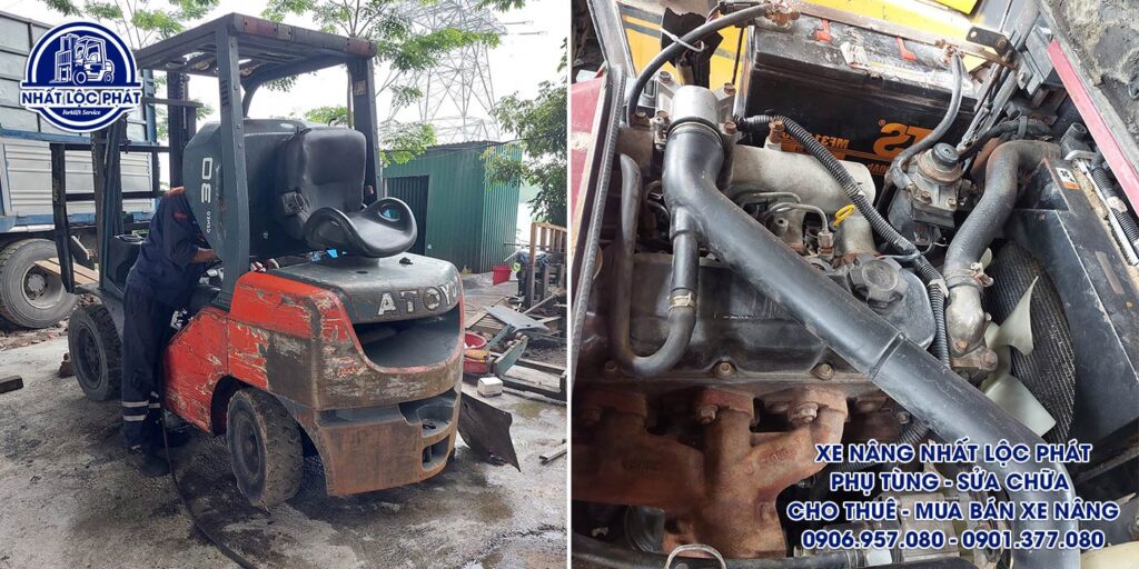 sửa chữa xe nâng đồng xoài