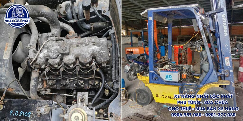 sửa chữa xe nâng đồng xoài