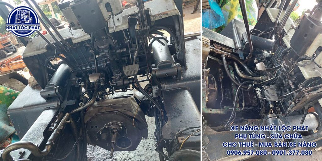 Phục hòi xe nâng dầu bị hỏng