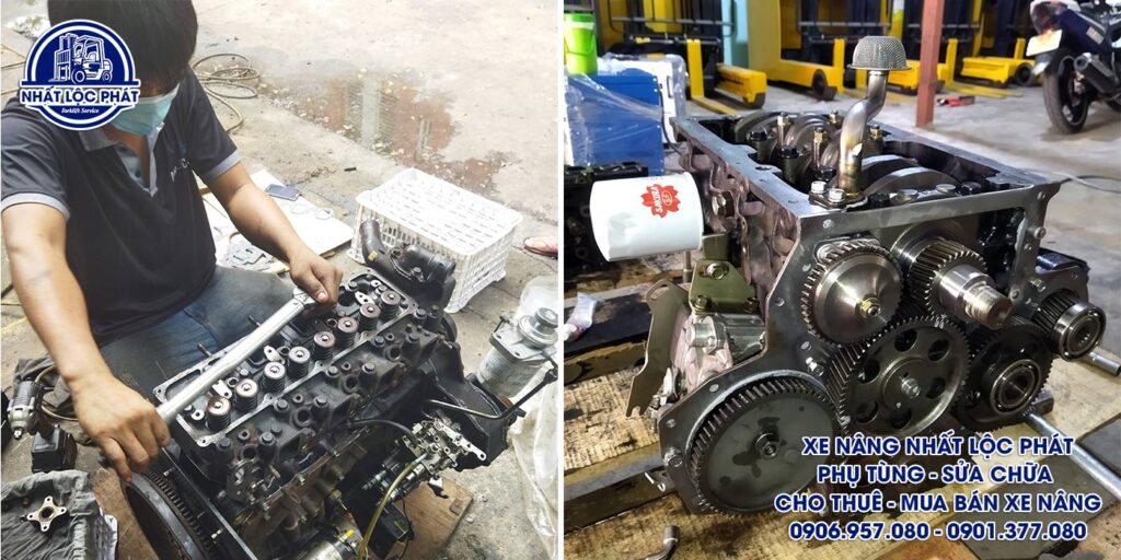 Thiết bị sửa chữa xe nâng hiện đại và uy tín