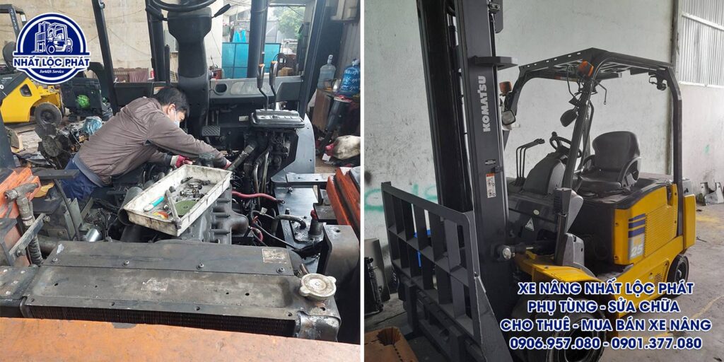 sửa chữa xe nâng trà vinh