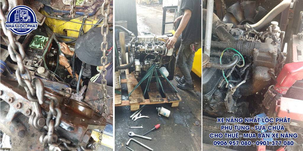 Trang thiết bị dùng để sửa xe hiện đại