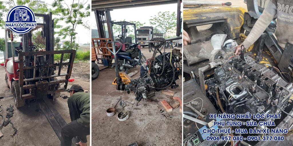 sửa chữa xe nâng châu đốc