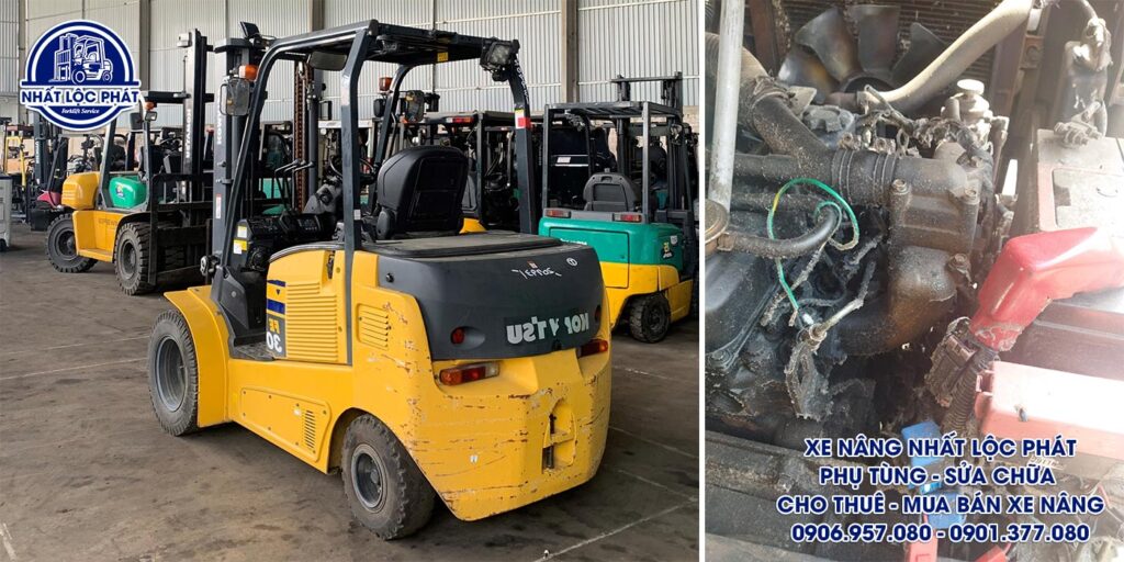 Khắc phục xe nâng lỗi kỹ thuật tận nơi