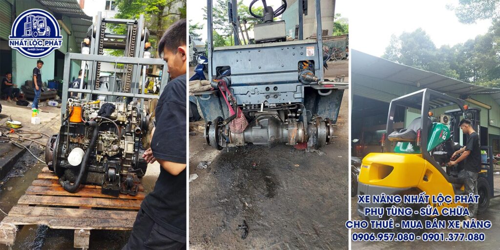 Công ty Tín Phát tu sửa và làm mới xe nâng uy tín