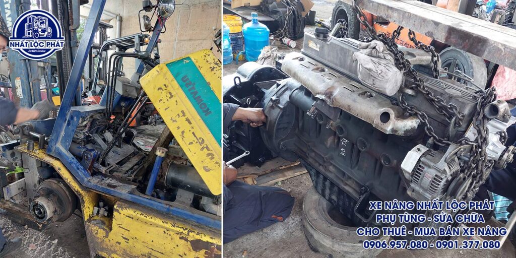 sửa chữa xe nâng long xuyên
