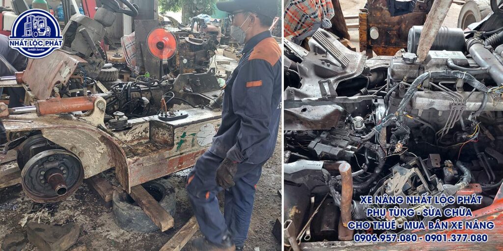 Thiết bị sửa xe hiện đại và linh kiện phụ tùng chính hãng