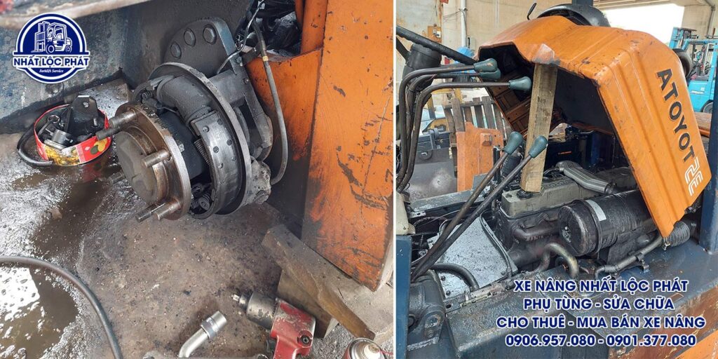 sửa chữa xe nâng long xuyên
