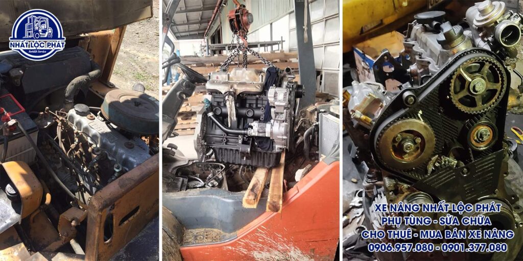 sửa chữa xe nâng long xuyên
