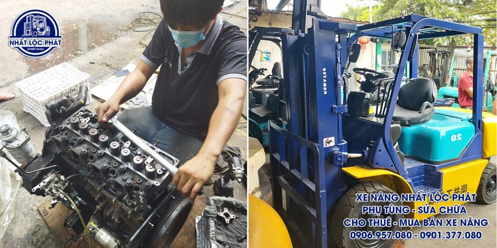 sửa chữa xe nâng cao lãnh