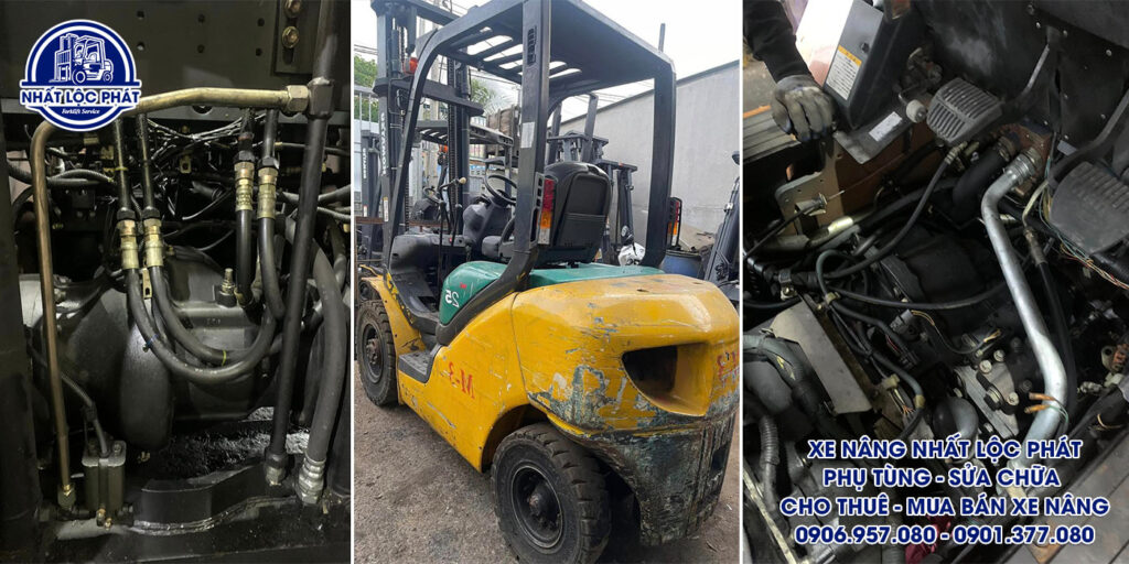 Thay thế phụ tùng động cơ của xe nâng uy tín