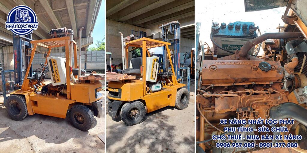 sửa xe nâng dầu