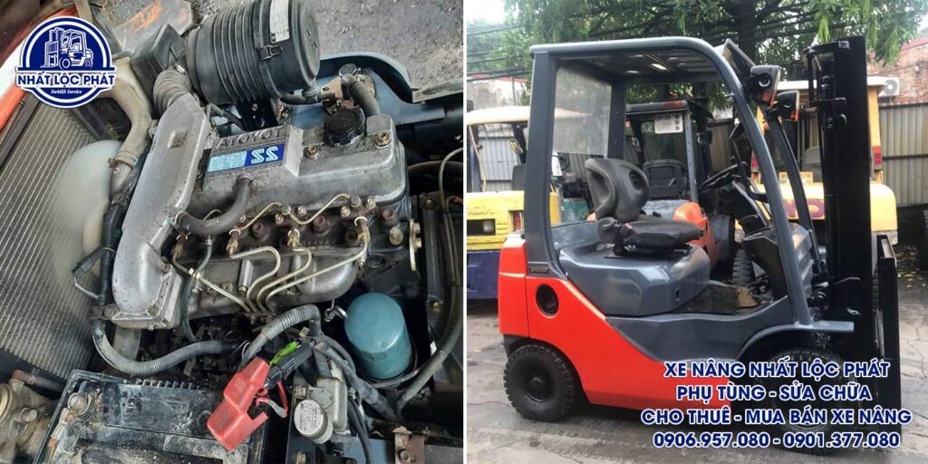 sửa xe nâng dầu