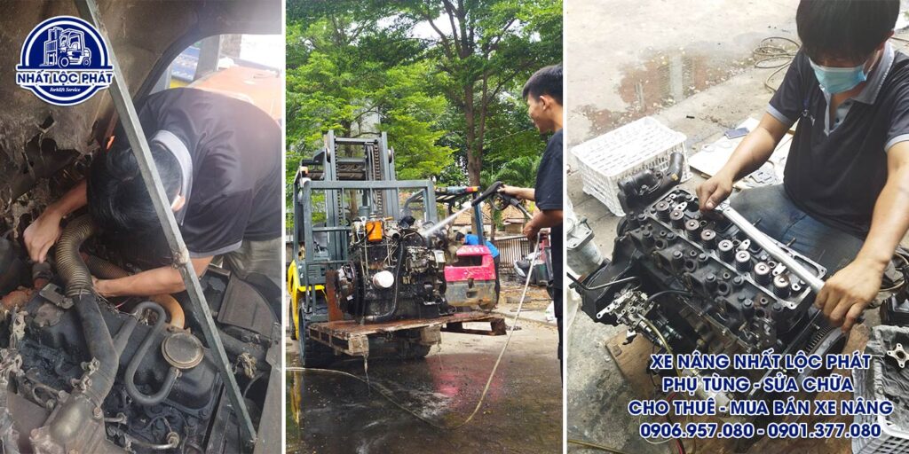 Thay thế phụ tùng linh kiện động cơ và bảo dưỡng xe