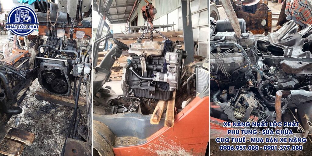 Sửa chữa xe nâng xăng chất lượng đảm bảo vận hành lâu dài