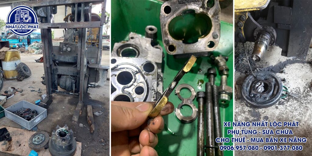 Dịch vụ sửa chữa xe nâng chuyên sâu và bảo hành uy tín