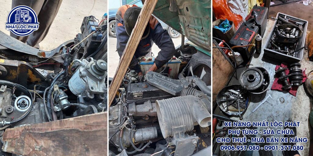 sửa chữa xe nâng hiệp bình